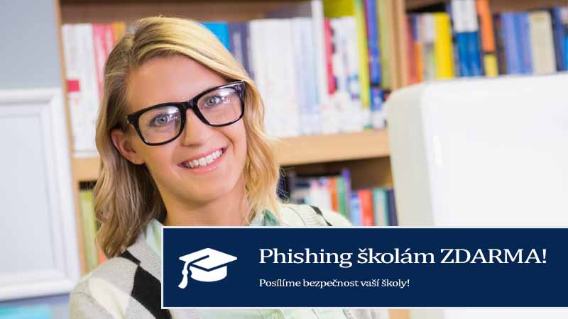 Nabízíme vybraným školám otestování zaměstnanců phishing kampaní.